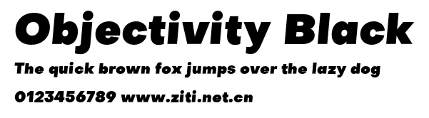 Objectivity Black.otf