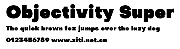 Objectivity Super.otf