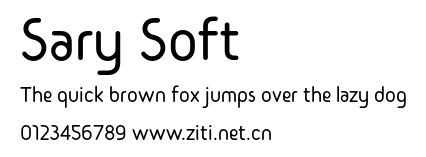Sary Soft.otf字體轉換器圖片