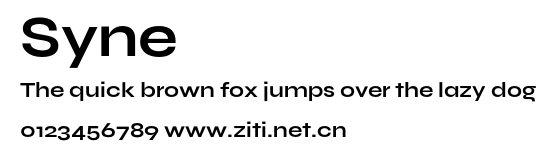 Syne.otf字體轉換器圖片