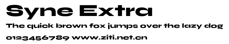 Syne Extra.otf字體轉換器圖片