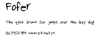 Fofer.otf字體轉換器圖片