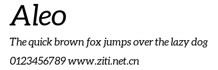 Aleo.otf字體轉換器圖片