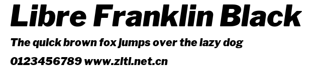 Libre Franklin Black.ttf字體轉換器圖片