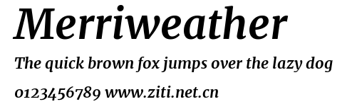 Merriweather.ttf字體轉換器圖片