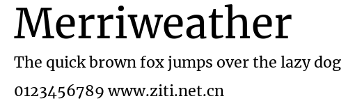 Merriweather.ttf字體轉換器圖片