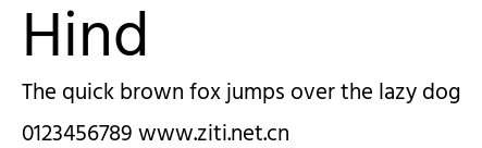 Hind.ttf字體轉換器圖片