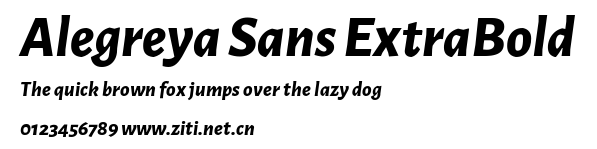 Alegreya Sans ExtraBold.ttf字體轉換器圖片