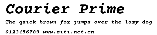 Courier Prime.ttf字體轉換器圖片