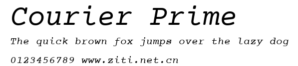 Courier Prime.ttf字體轉換器圖片