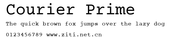 Courier Prime.ttf字體轉換器圖片
