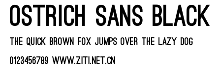 Ostrich Sans Black.otf字體轉換器圖片