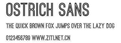Ostrich Sans.otf字體轉換器圖片