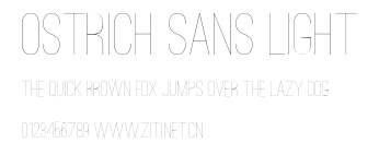 Ostrich Sans Light.otf