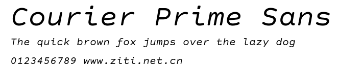 Courier Prime Sans.ttf字體轉換器圖片
