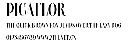 Picaflor.ttf字體轉換器圖片