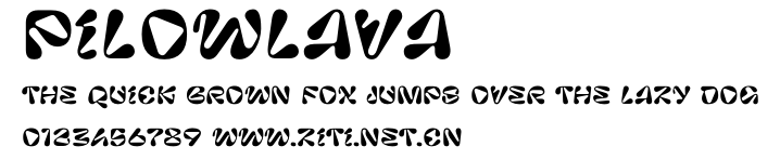 Pilowlava.otf字體轉換器圖片