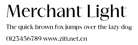 Merchant Light.ttf字體轉換器圖片