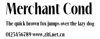 Merchant Cond.ttf字體轉換器圖片