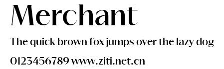 Merchant.ttf字體轉換器圖片
