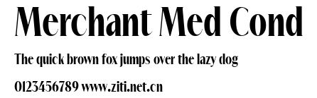 Merchant Med Cond.ttf字體轉換器圖片