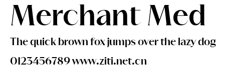 Merchant Med.ttf字體轉換器圖片