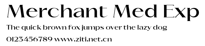 Merchant Med Exp.ttf字體轉換器圖片