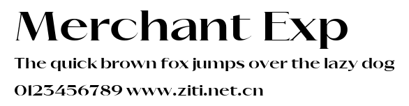 Merchant Exp.ttf字體轉換器圖片