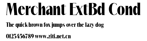 Merchant ExtBd Cond.ttf字體轉換器圖片