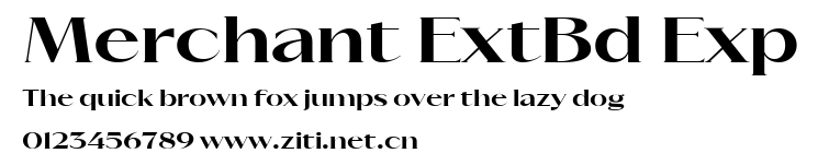 Merchant ExtBd Exp.ttf字體轉換器圖片