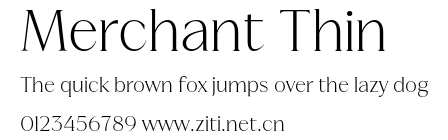 Merchant Thin.otf字體轉換器圖片