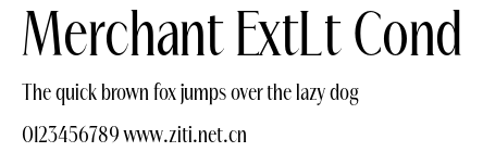Merchant ExtLt Cond.otf字體轉換器圖片