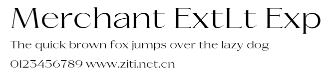 Merchant ExtLt Exp.otf字體轉換器圖片
