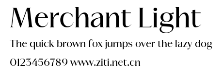 Merchant Light.otf字體轉換器圖片