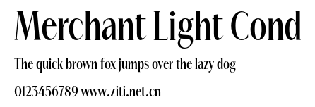 Merchant Light Cond.otf字體轉換器圖片