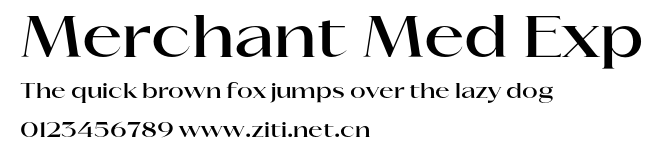 Merchant Med Exp.otf字體轉換器圖片
