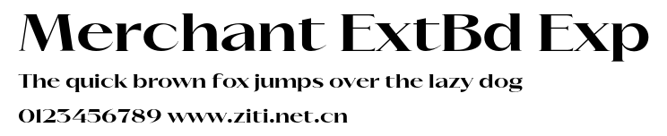Merchant ExtBd Exp.otf字體轉換器圖片