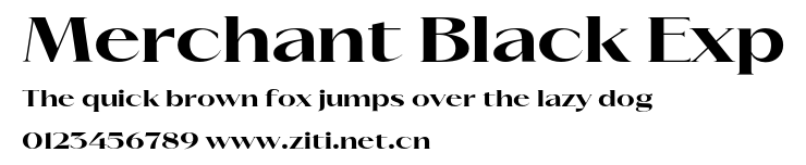 Merchant Black Exp.otf