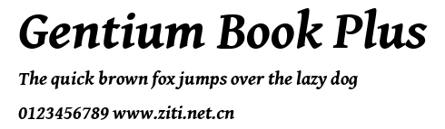 Gentium Book Plus.ttf字體轉換器圖片