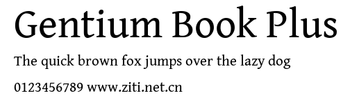 Gentium Book Plus.ttf字體轉換器圖片