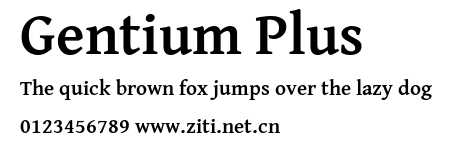 Gentium Plus.ttf字體轉換器圖片