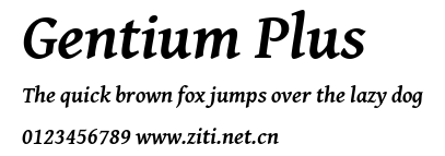 Gentium Plus.ttf字體轉換器圖片