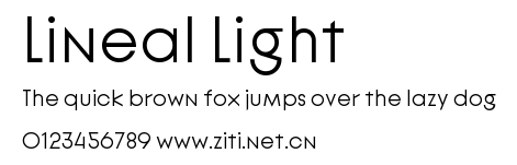 Lineal Light.ttf字體轉換器圖片