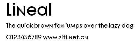 Lineal.ttf字體轉換器圖片