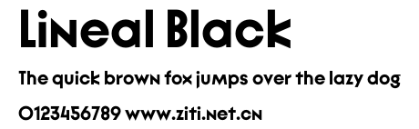 Lineal Black.otf字體轉換器圖片