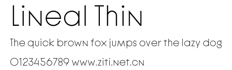 Lineal Thin.otf