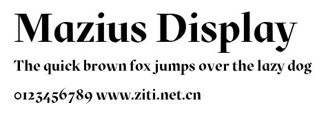 Mazius Display.otf