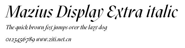 Mazius Display Extra italic.otf