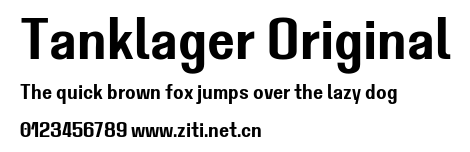 Tanklager Original.ttf字體轉換器圖片