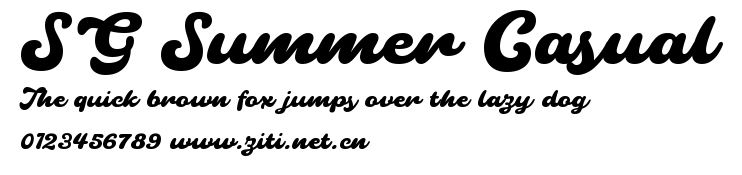 SG Summer Casual.ttf